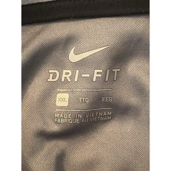 Nike Mens Dri Fit Grey‎ Polo Shirt XXL - Picture 3 of 7